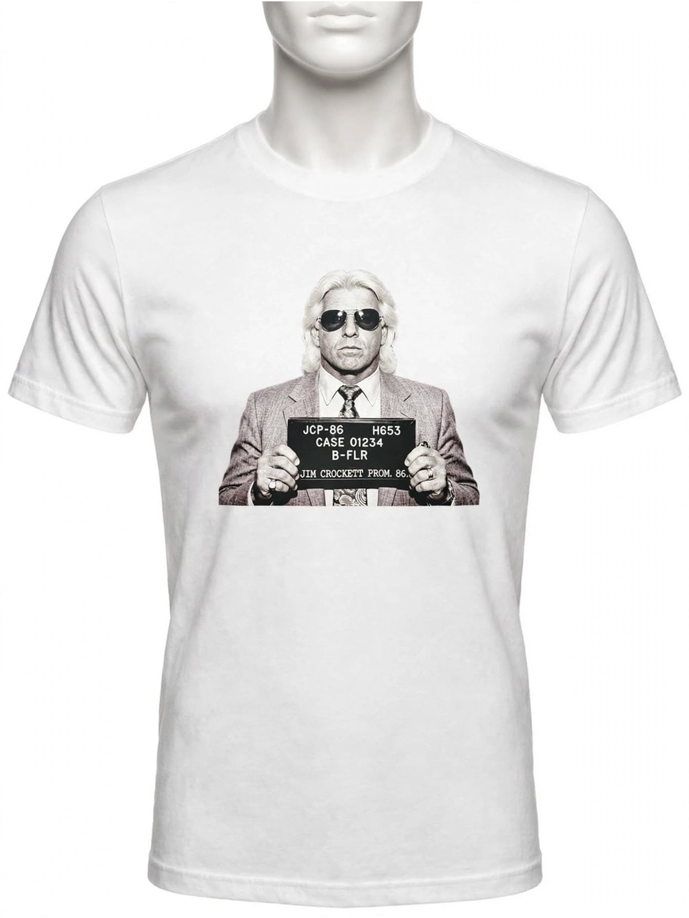Ric Flair White Graphic T-Shirt